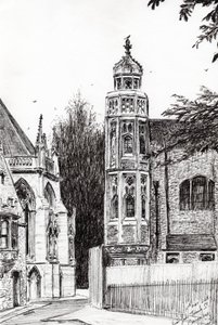 Trinity Street Cambridge by Vincent Alexander Booth